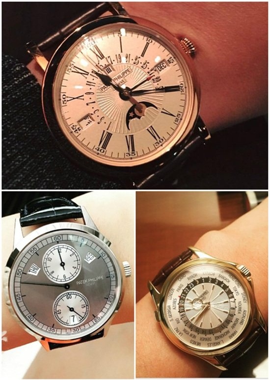Cô còn sở hữu vài chiếc Patek Philippe này.