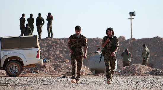 Các chiến binh của Lực lượng Dân chủ Syria