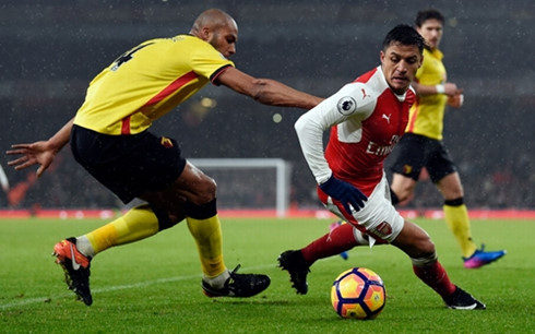 Arsenal gây thất vọng trước Watford ngay tại sân Emirates.
