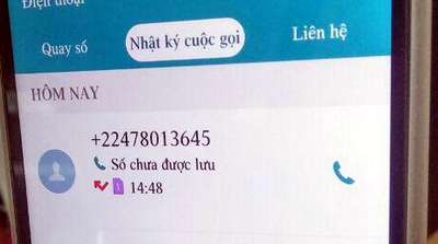 Tái xuất cuộc gọi lừa đảo có đầu số từ nước ngoài