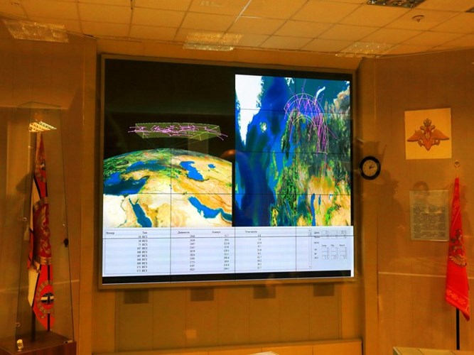 Bản đồ quét không gian của radar Don-2N. 