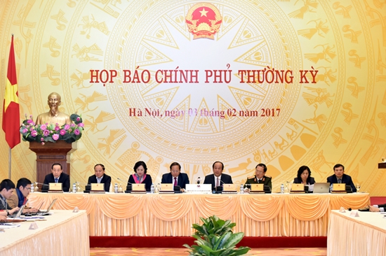 họp báo chính phủ