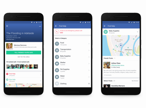 Facebook có thêm tính năng đánh dấu an toàn