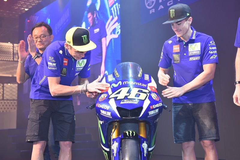Tay đua huyền thoại Valentino Rossi và Maverick Vinales