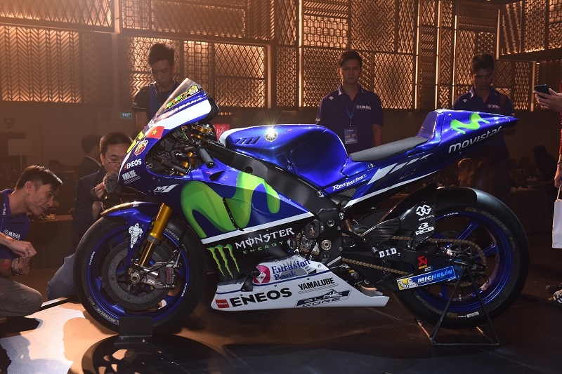 Yamaha YZR-M1 – chiếc xe thi đấu của đội đua Yamaha Factory Racing