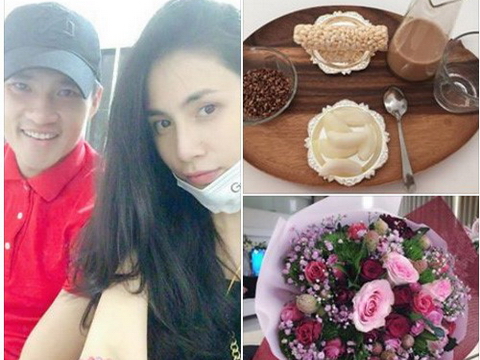 Sao Việt khoe quà, viết lời ngôn tình cho nhau đêm Valentine