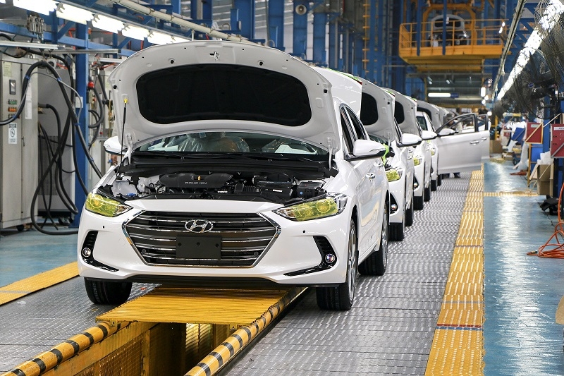 Dây chuyền lắp ráp Hyundai Elantra