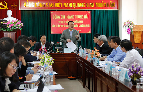 Bí thư Hoàng Trung Hải: Kêu gọi xã hội hoá phải tránh kiểu &quot;ban ơn&quot;