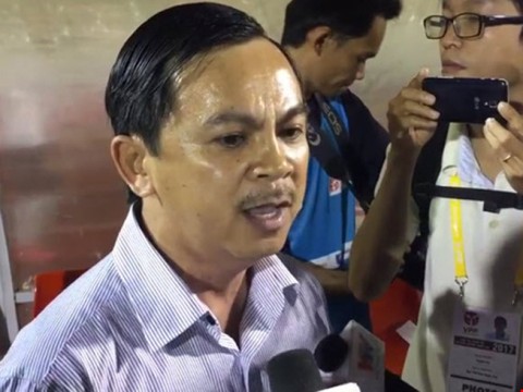 Chủ tịch CLB Long An Võ Thành Nhiệm.
