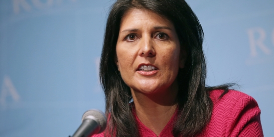 Đại sứ Mỹ tại Liên Hợp Quốc - bà Nikki Haley
