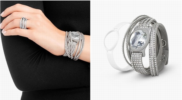  Ngoài vẻ thanh lịch, Misfit Swarovski Activity Crystal Slake Set còn có thể theo dõi bước đi, khoảng cách, lượng calo, giấc ngủ của người đeo. Nguồn pin của thiết bị này có thể sử dụng tới 4 tháng, đây là món quà tuyệt vời và rất phong cách.