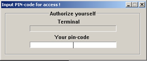 Alice yêu cầu mã PIN trước khi bắt đầu