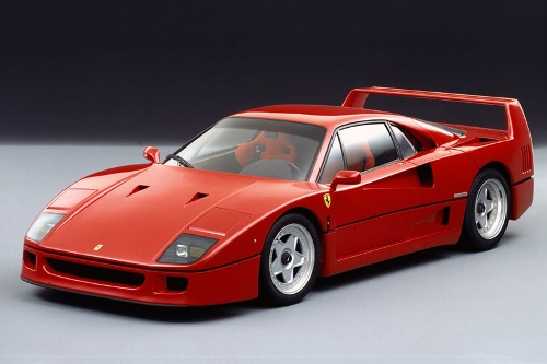 8. Ferrari F40 1987.