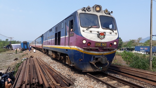 Tuyến đường sắt Bắc-Nam đã thông trở lại
