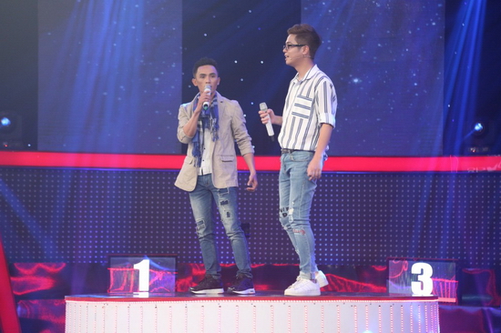 Tiếp đó, hai thí sinh lần lượt song ca với hai ca sĩ và cả hai đều sở hữu giọng hát hay. Như vậy, Bùi Anh Tuấn và Thái Trinh cùng chia đôi giải thưởng.