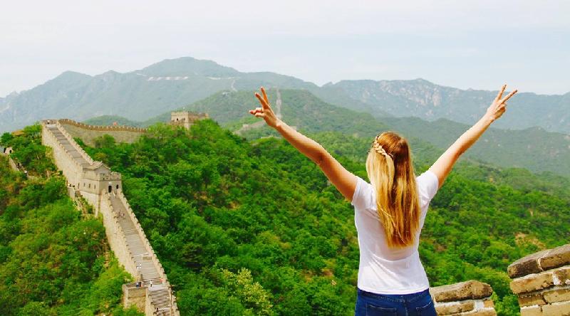 Hình ảnh mong ước của du khách trước khi đến Vạn Lý Trường Thành ở Trung Quốc. Ảnh: