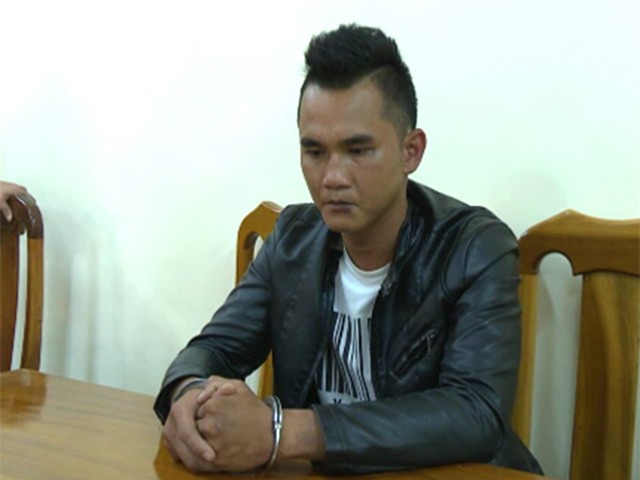  Đối tượng Đức tại cơ quan điều tra.