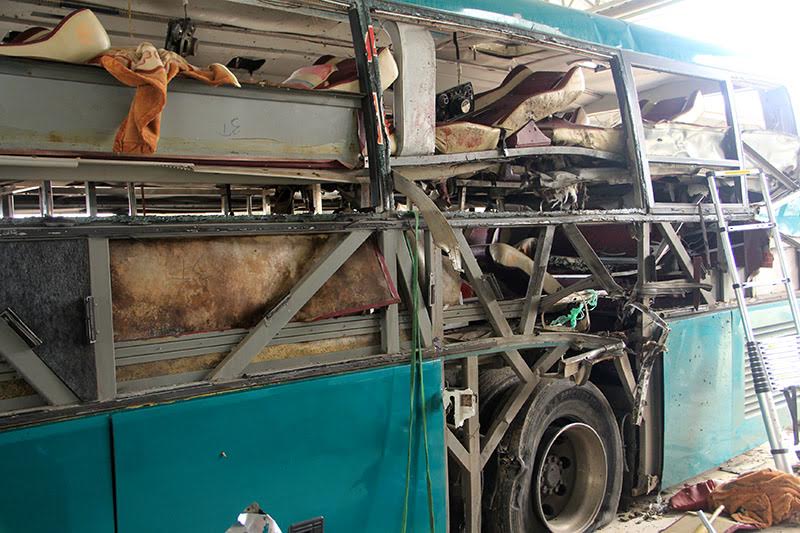 nổ xe khách giường nằm, nổ xe khách ở Bắc Ninh, nổ xe khách