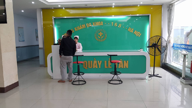 Phòng khám đa khoa 168 Hà Nội đã bị tạm đình chỉ hoạt động.