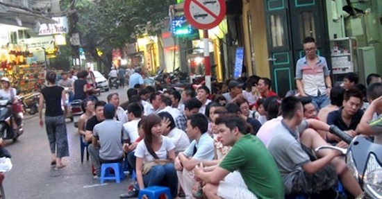 quán bia vỉa hè