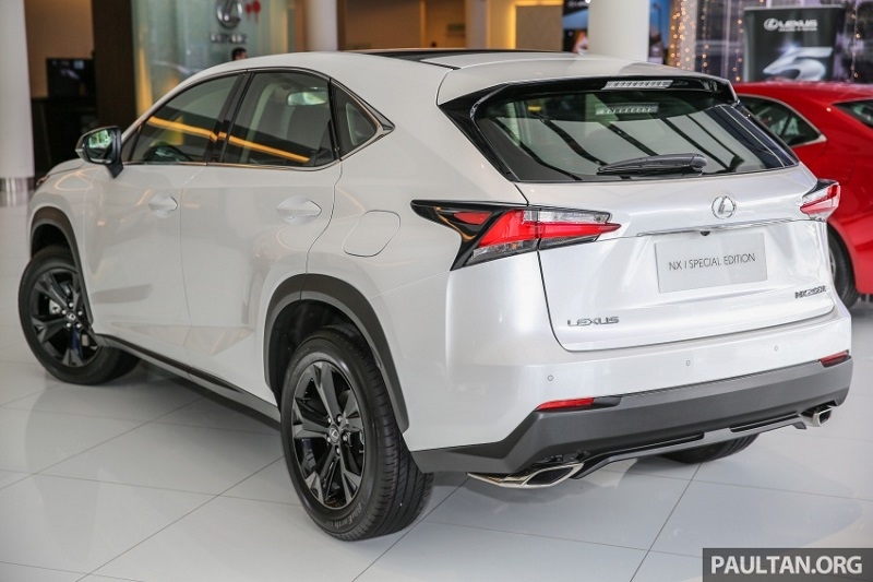 Lexus NX200t Special Edition có 5 màu sắc lựa chọn với giá tương đương 1,6 tỷ đồng. Ảnh: Paultan.org