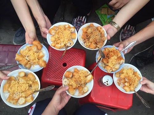 Hoặc cháo sườn.