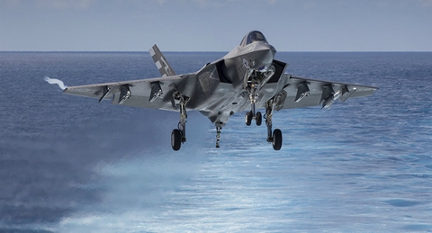 Tiêm kích F-35 phóng tên lửa, &quot;san phẳng&quot; mục tiêu