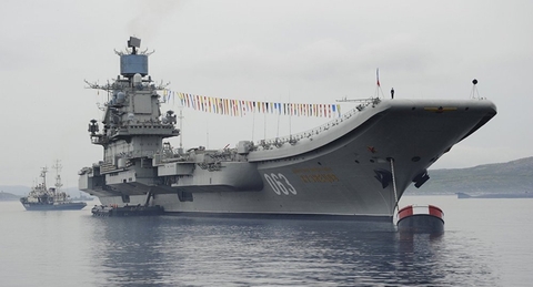 Nga &quot;đại phẫu&quot; tàu sân bay tham chiến ở Syria