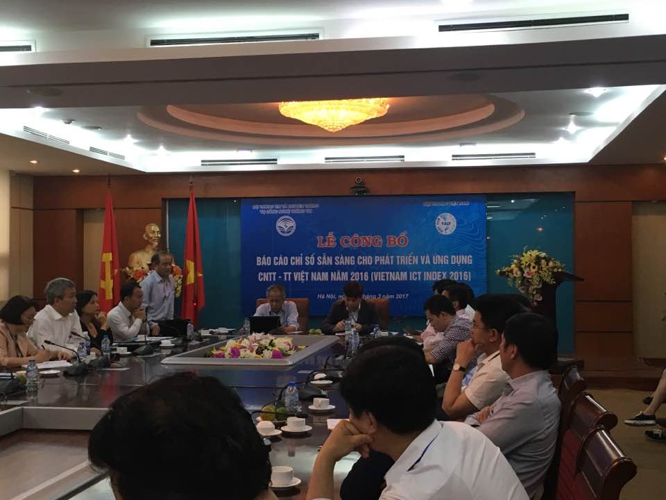 Báo cáo Vietnam ICT Index 2016: Hà Nội tăng 1 bậc trên bảng xếp hạng