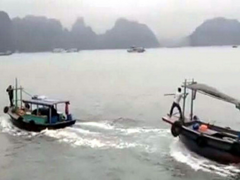 Xác minh vụ 2 tàu đuổi nhau trên Vịnh Hạ Long
