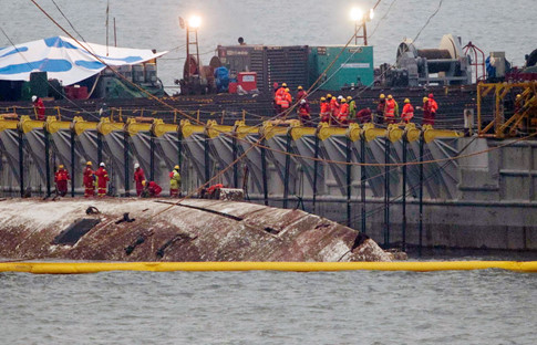 Phà Sewol sẽ được đưa về cảng Mokpo và được đưa lên cạn 