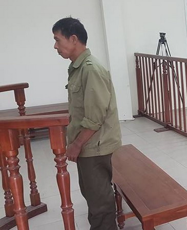 Ông Thạch tại phiên xét xử