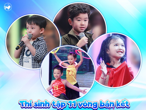 Lộ diện 16 tài năng nhí xuất sắc vào vòng Bán kết Biệt tài tí hon
