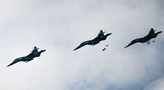 Chiến đấu cơ Nga gầm rú truy kích kẻ thù ở Syria
