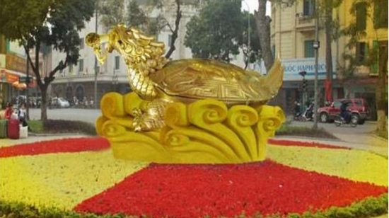 Tượng rùa vàng