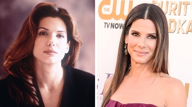 Sandra Bullock (1994, 2017): Nữ diễn viên là minh chứng cho vẻ đẹp không tuổi với đôi mắt nâu và mái tóc dài óng ả.