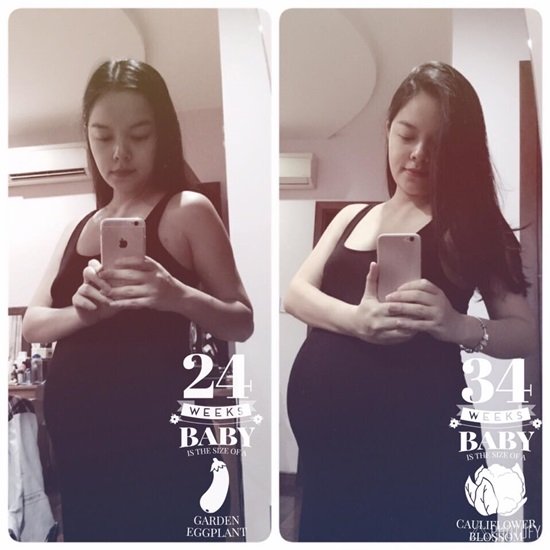 Tú Vi, Trấn Thành, Hoài Linh, Đoan Trang, Bảo Thy,sao Việt chia tay Phạm Quỳnh Anh lưu giữ lại hình ảnh khi mang thai lần hai ở tuần thứ 34, cô viết: “Chỉ có những ai đã làm mẹ mới hiểu được cảm giác của giai đoạn này thôi... Các ông bố cũng chẳng cảm nhận được đâu. Và đó mới là những điều rất riêng tư của hai đứa mình, baby nhỉ?”.