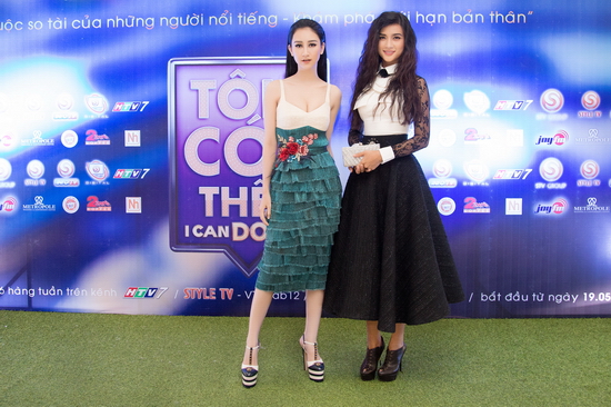 Á hậu Hà Thu và diễn viên Kim Tuyến