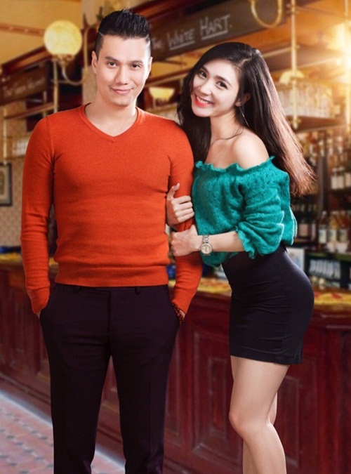 Ngoài đời, Thanh Bi thu hút sự chú ý khi công khai tình cảm với ca sĩ Quang Lê