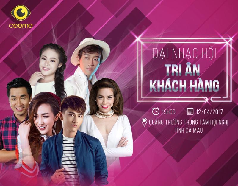 CeeMe kết nối Hồ Ngọc Hà và Isaac với khán giả cả nước