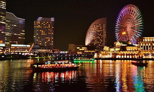 Du ngoạn ngắm cảnh đêm tại Kanagawa, Nhật Bản