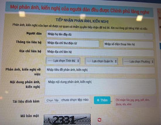 Chính phủ tiếp nhận, trả lời mọi kiến nghị của người dân