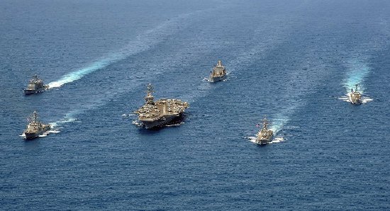 Nhóm tàu sân bay của Mỹ được triển khai gần bán đảo Triều Tiên
