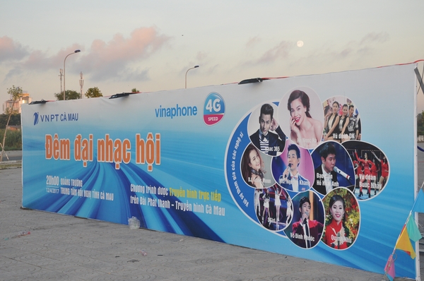 Hoành tráng đại nhạc hội trải nghiệm 4G tại Cà Mau
