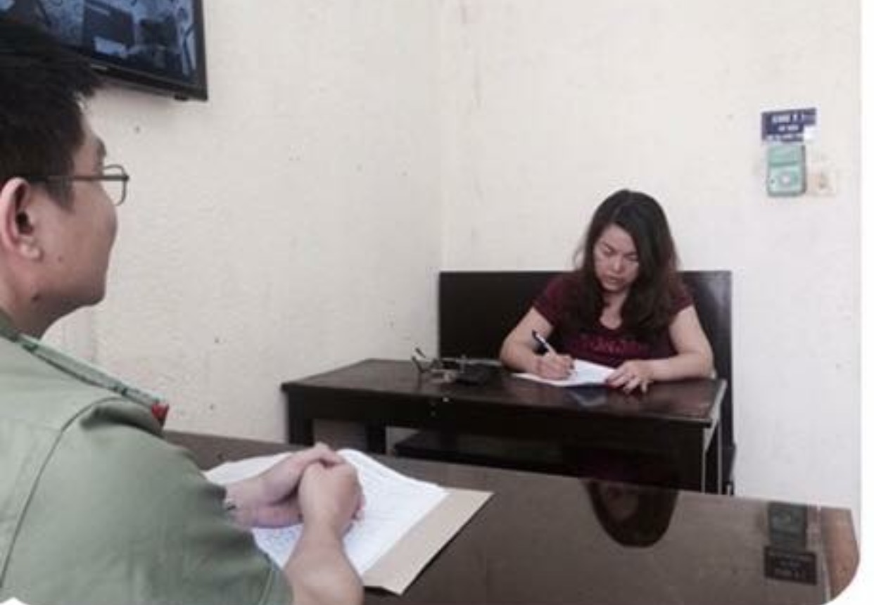 Lê Thị Hằng làm việc cơ quan an ninh điều tra