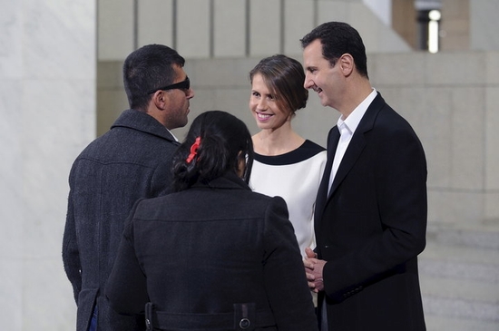 Vợ chồng Tổng thống Assad