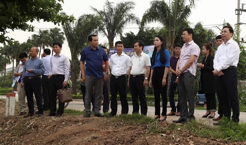 Bí thư Tỉnh ủy Vĩnh Phúc kiểm tra dự án và làm việc với Tập đoàn FLC