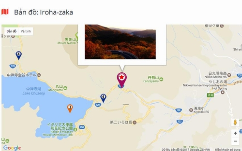 Vị trí thứ hai trong danh sách những con đường ngoằn nghèo nhất nằm ở Nhật Bản. Đó là đường Iroha- Zaka (Nhật Bản)
