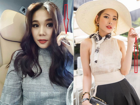 Bí mật đằng sau chiếc nhẫn trên ngón tay út của Thanh Hằng và Chi Pu