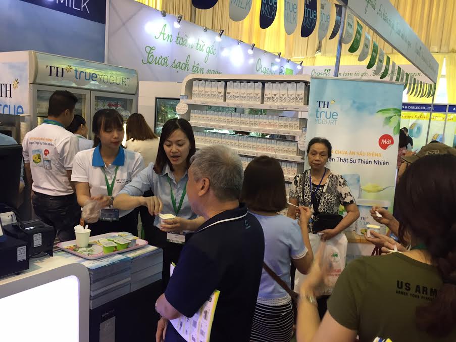 Vietnam Expo 2017 cũng có sự đóng góp nhiều doanh nghiệp thương hiệu Quốc gia